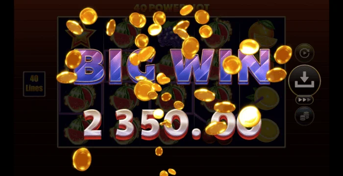 บิ๊กวิน 40 Power Hot Coin Boost